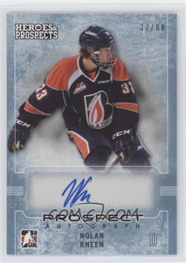 2014-15 In the Game Heroes and Prospects - Prospect Autographs - Blue #69 - Nolan Kneen /80