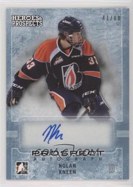 2014-15 In the Game Heroes and Prospects - Prospect Autographs - Blue #69 - Nolan Kneen /80