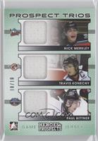 Nick Merkley, Travis Konecny, Paul Bittner #/10