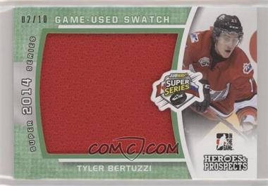 2014-15 In the Game Heroes and Prospects - Subway Super Series Jersey - Green #SSJ-27 - Tyler Bertuzzi /10