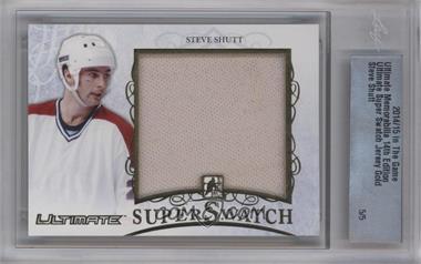 2014-15 In the Game Ultimate Memorabilia 14th Edition - Super Swatch Jersey - Gold #SS-11 - Steve Shutt /5 [Uncirculated]