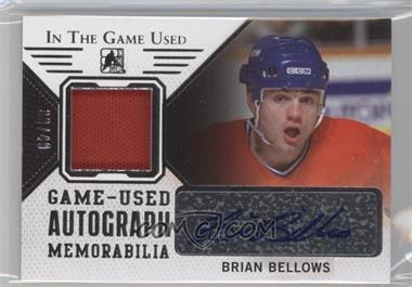 2014-15 In the Game Used - Autograph Memorabilia - Silver #GUA-BB1 - Brian Bellows /40