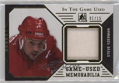 2014-15 In the Game Used - Game-Used Jerseys - Gold #GUJ-SY1 - Steve Yzerman /15