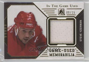 2014-15 In the Game Used - Game-Used Jerseys - Gold #GUJ-SY1 - Steve Yzerman /15