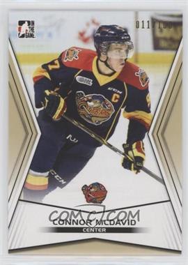 2014-15 Leaf In the Game CHL Top Prospects - Draft Rookies - Gold #01 - Connor McDavid /100