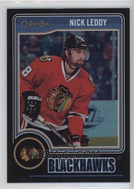 2014-15 O-Pee-Chee - [Base] - Black Rainbow #196 - Nick Leddy /100