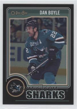 2014-15 O-Pee-Chee - [Base] - Black Rainbow #376 - Dan Boyle /100