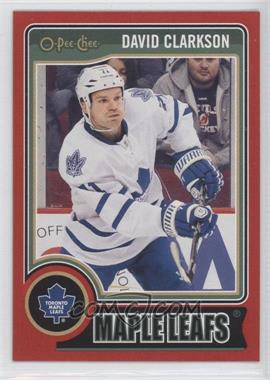 2014-15 O-Pee-Chee - [Base] - Wrapper Redemption Red Border #304 - David Clarkson