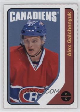 2014-15 O-Pee-Chee - Hobby Box Bottoms - Retro #_ALGA - Alex Galchenyuk