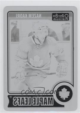 2014-15 O-Pee-Chee Platinum - [Base] - Printing Plate Black #114 - Nazem Kadri /1