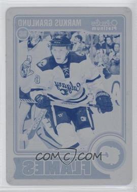 2014-15 O-Pee-Chee Platinum - [Base] - Printing Plate Cyan #193 - Markus Granlund /1