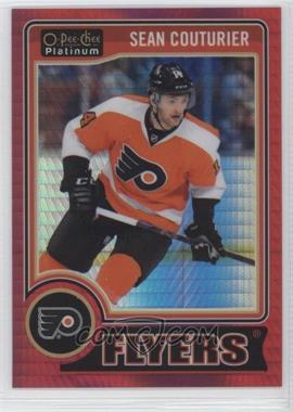 2014-15 O-Pee-Chee Platinum - [Base] - Red Prism #38 - Sean Couturier /135