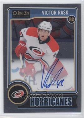 2014-15 O-Pee-Chee Platinum - Rookie Autographs #RA-22 - Victor Rask