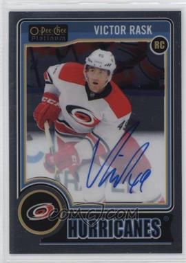 2014-15 O-Pee-Chee Platinum - Rookie Autographs #RA-22 - Victor Rask