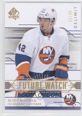 2014-15 SP Authentic - [Base] - Limited #233 - Future Watch - Scott Mayfield /25