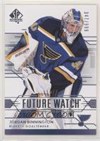 Future Watch - Jordan Binnington #/999