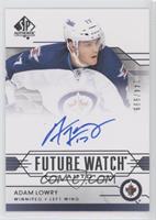 Future Watch Autographs - Adam Lowry #/999