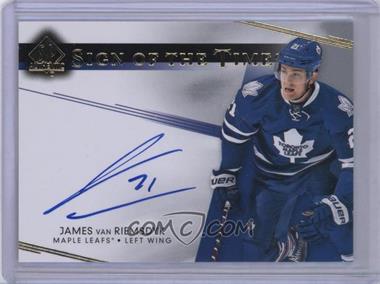2014-15 SP Authentic - Sign of the Times #SOTT-JV - 2015-16 SPA Update - James van Riemsdyk