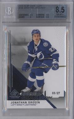 2014-15 SP Game Used - [Base] #139 - Rookies - Jonathan Drouin /27 [BGS 8.5 NM‑MT+]