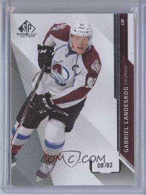 2014-15 SP Game Used - [Base] #4 - Gabriel Landeskog /92