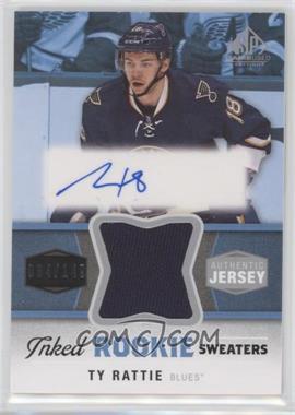 2014-15 SP Game Used - Inked Rookie Sweaters #IRS-TR - Ty Rattie /149