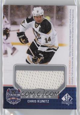 2014-15 SP Game Used - Stadium Series/Winter Classic Materials - Jersey #SS-CK - Chris Kunitz