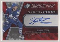 Spectrum Red Rookie Auto - Stuart Percy [Noted] #/199