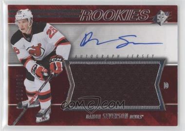 2014-15 SPx - [Base] #165 - Spectrum Red Rookie Auto Jersey Level 1 - Damon Severson /399