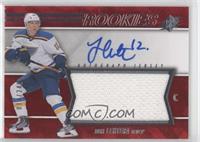 Spectrum Red Rookie Auto Jersey Level 2 - Jori Lehtera #/249