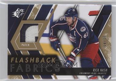 2014-15 SPx - Flashback Fabrics - Patch #211 - Rick Nash /15