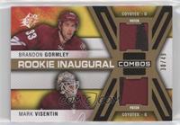 Mark Visentin, Brandon Gormley #/49