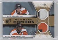 Claude Giroux, Wayne Simmonds #/10