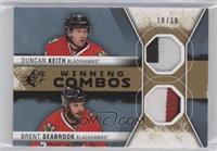 Duncan Keith, Brent Seabrook #/10