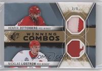 Nicklas Lidstrom, Henrik Zetterberg #/9