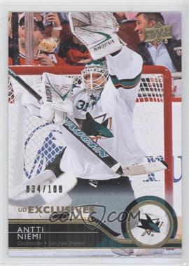 2014-15 Upper Deck - [Base] - UD Exclusives #405 - Antti Niemi /100