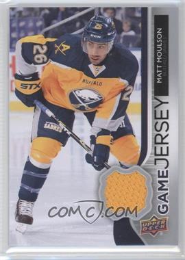 2014-15 Upper Deck - UD Game Jerseys #GJ-MM.2 - Matt Moulson