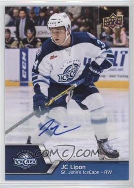 2014-15 Upper Deck AHL - [Base] - Autographs #1 - J.C. Lipon