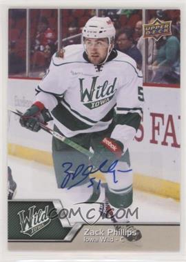 2014-15 Upper Deck AHL - [Base] - Autographs #108 - Zack Phillips