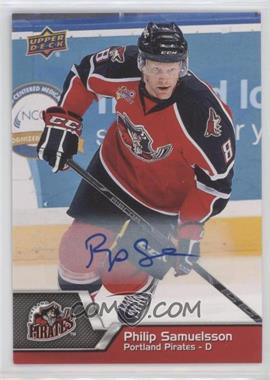 2014-15 Upper Deck AHL - [Base] - Autographs #85 - Philip Samuelsson