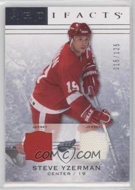 2014-15 Upper Deck Artifacts - [Base] - Silver Jersey/Jersey #74 - Steve Yzerman /125