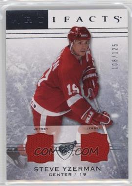 2014-15 Upper Deck Artifacts - [Base] - Silver Jersey/Jersey #74 - Steve Yzerman /125