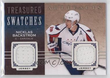 2014-15 Upper Deck Artifacts - Treasured Swatches - Blue Jersey/Jersey #TS-NB - Nicklas Backstrom