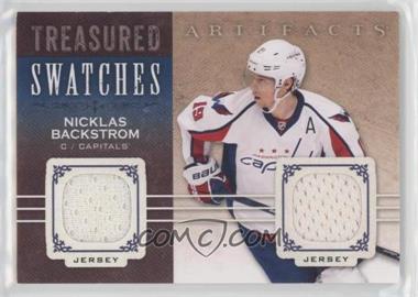 2014-15 Upper Deck Artifacts - Treasured Swatches - Blue Jersey/Jersey #TS-NB - Nicklas Backstrom