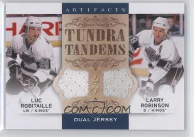 2014-15 Upper Deck Artifacts - Tundra Tandems - Blue Dual Jersey #TT-RR - Larry Robinson, Luc Robitaille