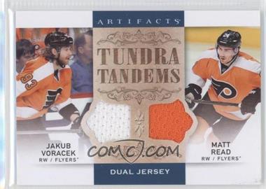 2014-15 Upper Deck Artifacts - Tundra Tandems - Blue Dual Jersey #TT-VR - Jakub Voracek, Matt Read