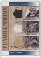 Jonathan Quick, Antti Niemi, Jonas Hiller