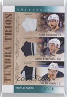 Tyler Myers, Drew Stafford, Cody Hodgson #/18