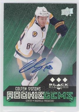 2014-15 Upper Deck Black Diamond - [Base] - Emerald Autographs #184 - Rookie Gems - Colton Sissons /25