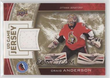 2014-15 Upper Deck Hockey Hall of Fame UD Game Jerseys - [Base] #HHOF-CA - Craig Anderson