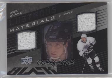 2014-15 Upper Deck Ice - UD Black Lustrous Materials #LM-RB - Rob Blake